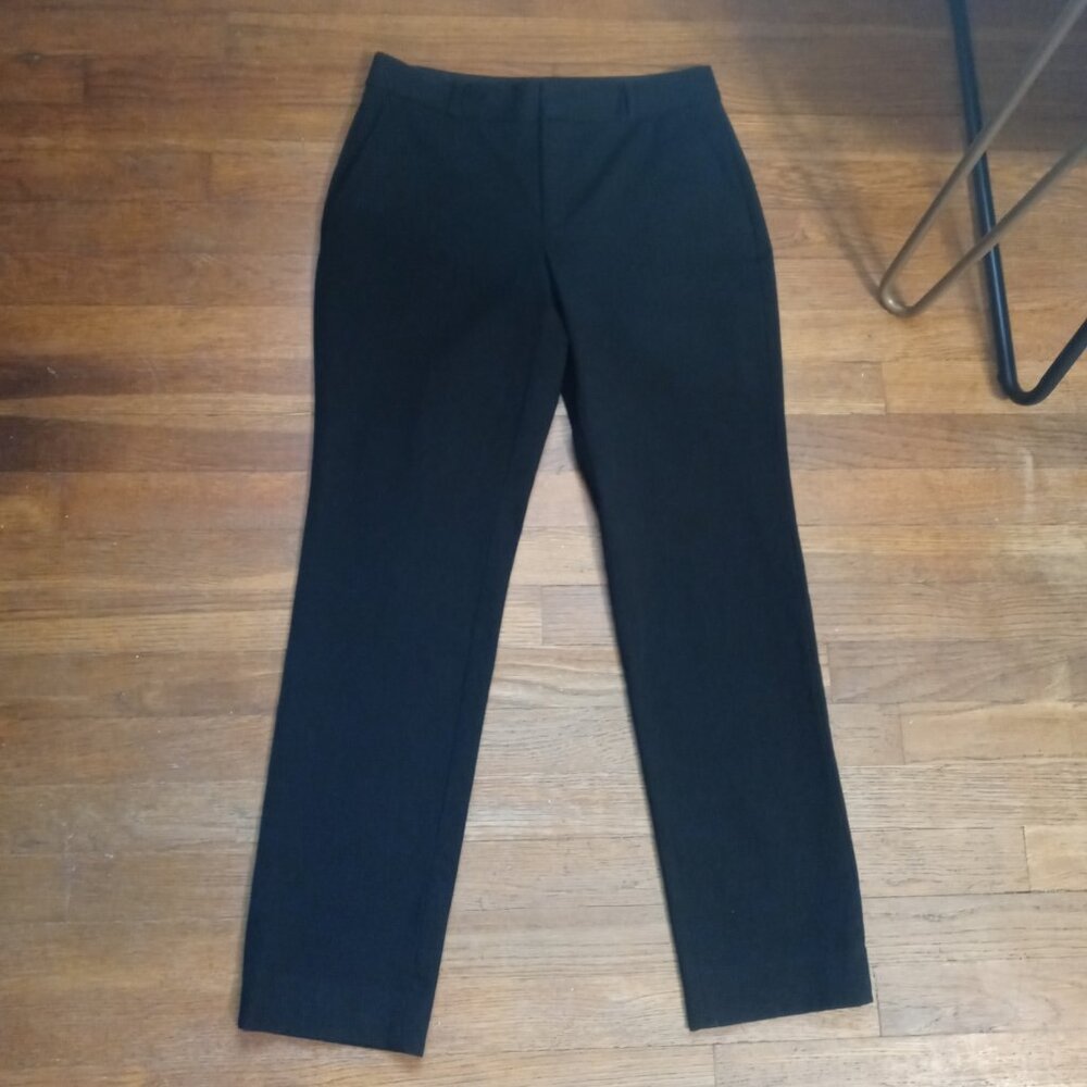 BANANA REPUBLIC ryan straight fit washable bi-stretch pants in black (sz4) - Picture 5 of 15